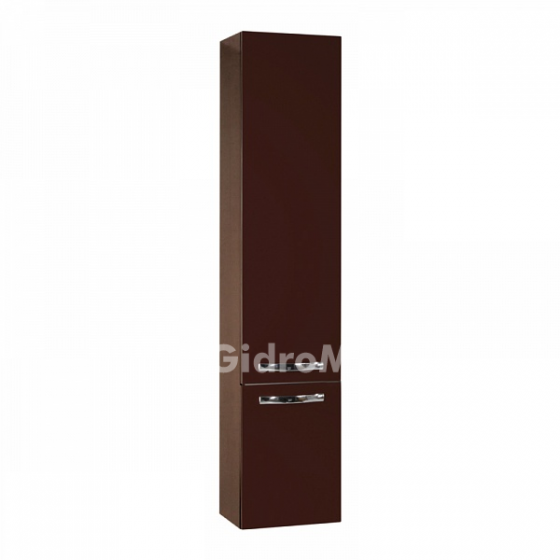 Фото товара Шкаф-колонна подвесная Акватон Ария 1A134403AA430 тёмно-коричневая