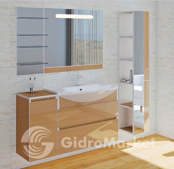 Фото товара Мебель для ванной Gemelli Glass 04-075-72-P