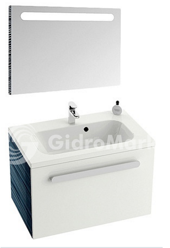 Фото товара Комплект мебели для ванной Ravak SDU 600 Chrome оникс/белая