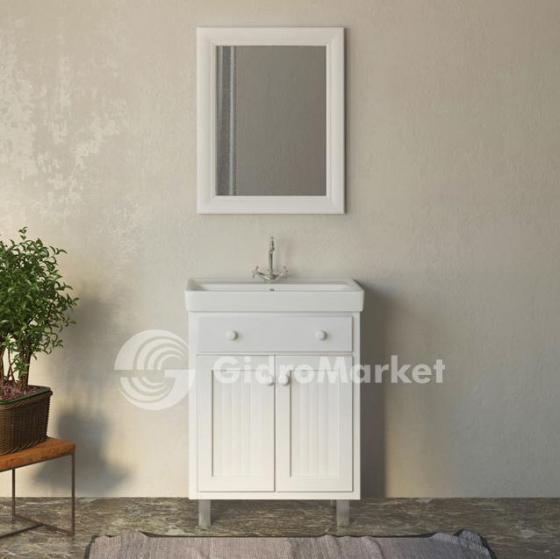 Фото товара Комплект мебели для ванной Velvex Alba 60 белый