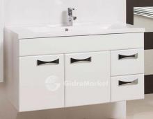 Фото товара Комплект мебели для ванной Акватон Диор 100 белый