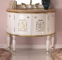 Фото товара Мебель для ванной Tessoro Markiza120 белый глянец с золотом