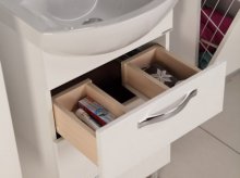 Фото товара Комплект мебели для ванной Акватон Ария Н 50 темно-коричневая