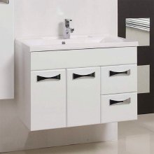 Фото товара Комплект мебели для ванной Акватон Диор 80 белая
