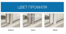 Фото товара Душевая дверь Roltechnik Tower TDN1/900 silver/transparent
