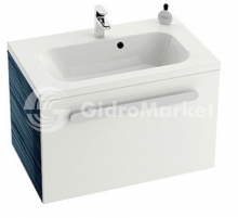 Фото товара Комплект мебели для ванной Ravak SDU 800 Chrome оникс/белая