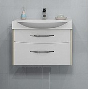 Фото товара Комплект мебели для ванной Акватон Инфинити 76 ясень коимбра