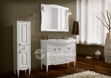 Фото товара Комплект мебели для ванной АСБ Мебель Модена 105 белый