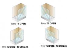 Фото товара Душевые перегородки Kolpa-san Terra Open TS 90