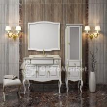 Фото товара Мебель для ванной Опадирис Лаура 100 (белая)