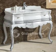 Фото товара Мебель для ванной Tessoro Oreiro белый с золотом