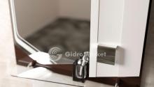 Фото товара Комплект мебели для ванной Velvex Lambo 70 белый/венге