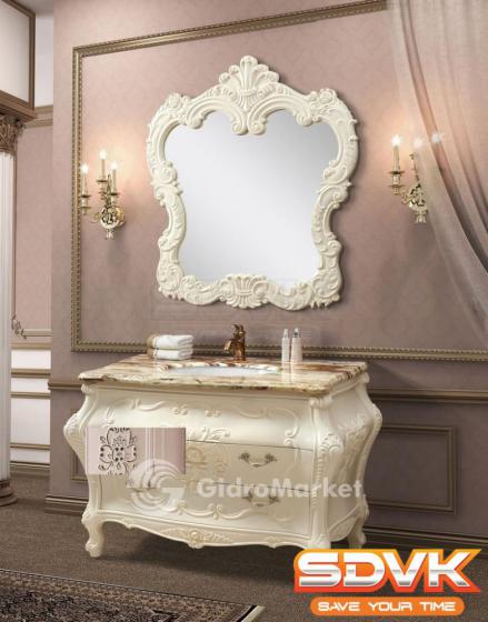 Фото товара Мебель для ванной Tessoro Belvedere ивори с золотом