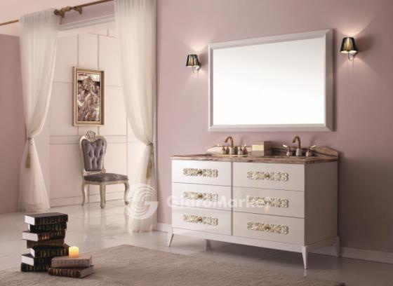 Фото товара Мебель для ванной Tessoro Corso120 белый глянец