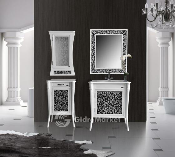 Фото товара Комплект мебели для ванной Atoll Валенсия 75 bianco