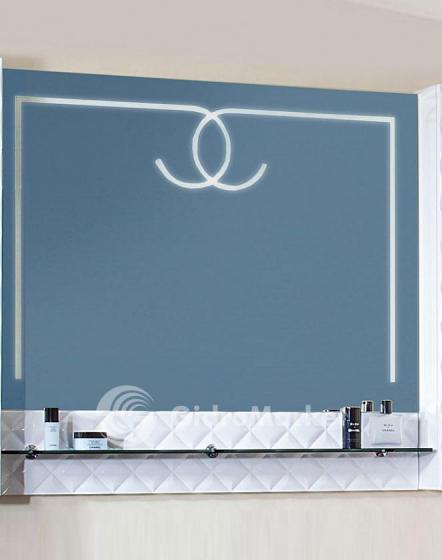 Фото товара Зеркало Жаклин 110 белый/черный