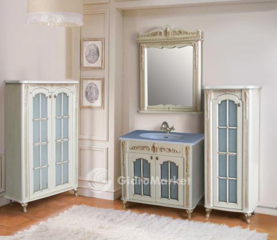 Фото товара Комплект мебели для ванной Atoll Бисмарк ivory