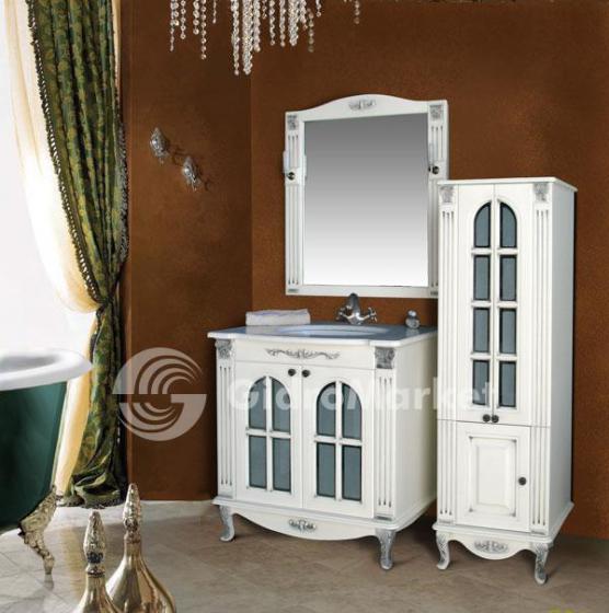 Фото товара Комплект мебели для ванной Atoll Венеция bianco