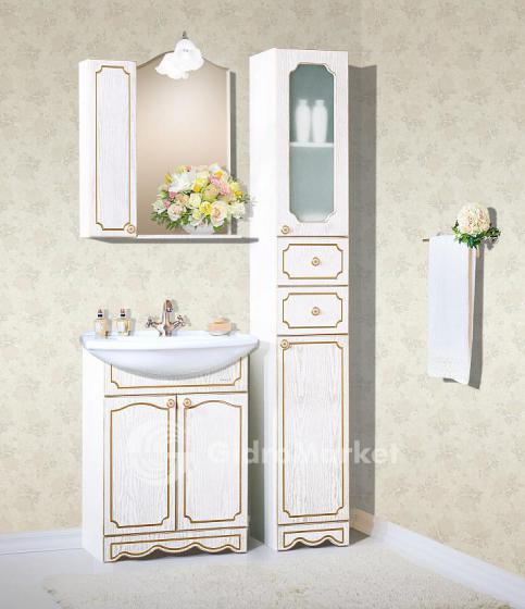 Фото товара Комплект мебели для ванной Бриклаер Лючия 70 золото