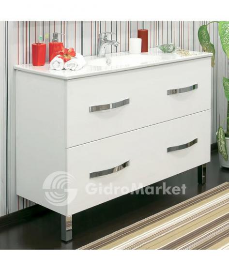 Фото товара Тумба с раковиной для комплекта Sanflor Рио 120 напольная