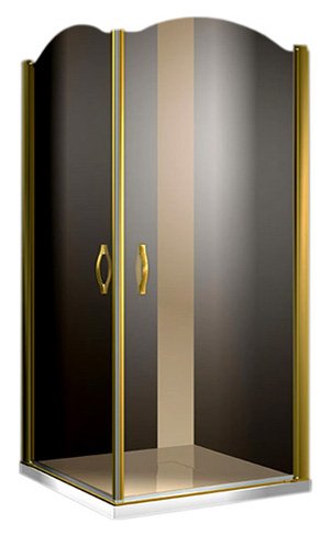Фото товара Душевой уголок Sturm Eleganz 100 см gold
