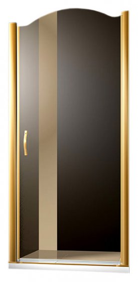 Фото товара Душевая дверь в нишу Sturm Schick 80 см bronze (L)