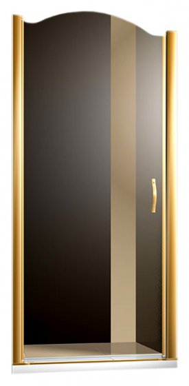 Фото товара Душевая дверь в нишу Sturm Schick 80 см bronze (R)