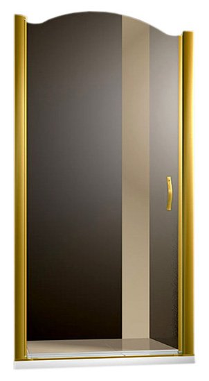 Фото товара Душевая дверь в нишу Sturm Schick 90 см gold (R)