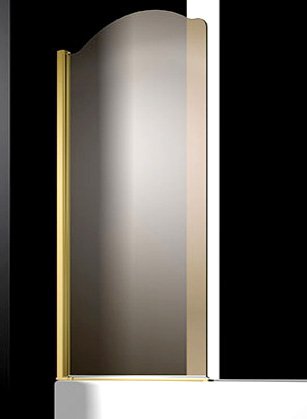 Фото товара Шторка на ванну Sturm Juwel 90 см gold (L)