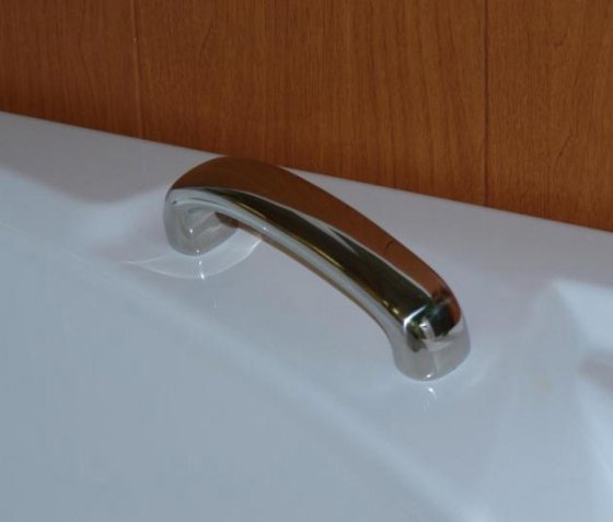 Фото товара Ручка для ванны Радомир нержавеющая сталь правая