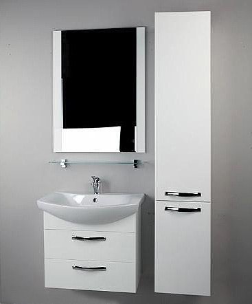 Фото товара Комплект мебели для ванной Акватон Ария М 65 белая