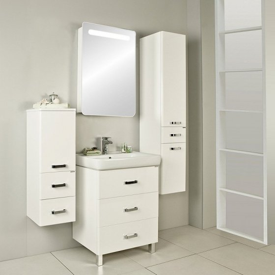 Фото товара Комплект мебели для ванной Акватон Америна М 70 белая
