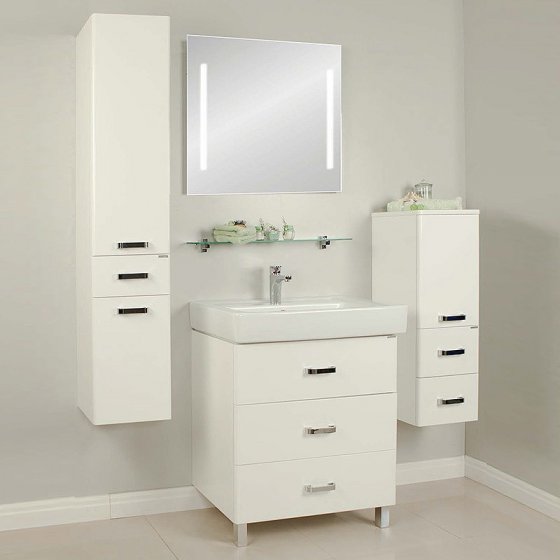 Фото товара Комплект мебели для ванной Акватон Америна М 80 белая