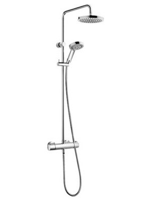 Фото товара Душевая стойка Kludi Zenta dual shower system 6609505-00