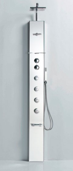 Фото товара Душевая панель Novellini Aqua 1 Cascata 1 CASC1VM-A белый