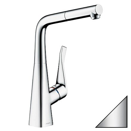 Фото товара Смеситель Hansgrohe Metris 14821800 для кухонной мойки