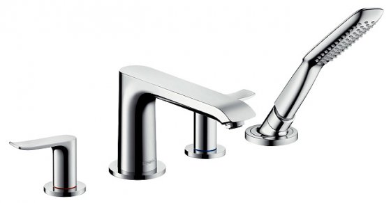 Фото товара Смеситель Hansgrohe Metris 31442000 на борт ванны