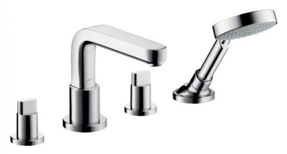 Фото товара Смеситель Hansgrohe Metris S 31446000 на борт ванны