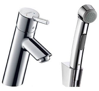 Фото товара Смеситель Hansgrohe Talis S2 32140000 для раковины с гигиеническим душем