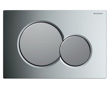 Фото товара Кнопка смыва Geberit Sigma 01 115.770.KA.5 хром / матовый хром