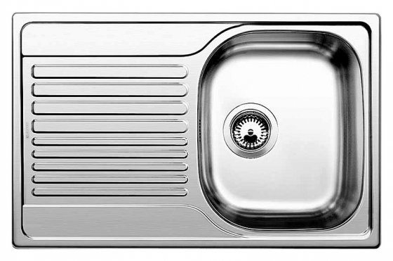 Фото товара Мойка кухонная Blanco Tipo 45 S Compact сталь полированная
