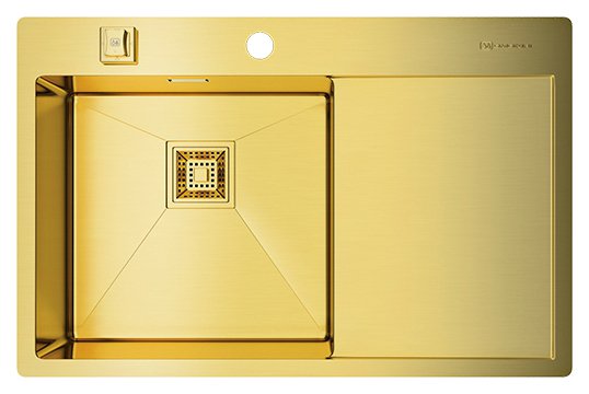 Фото товара Мойка кухонная Omoikiri Akisame 78-LG-L светлое золото