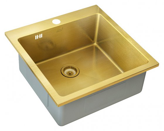 Фото товара Мойка кухонная Zorg Inox Pvd SZR-51 GOLD