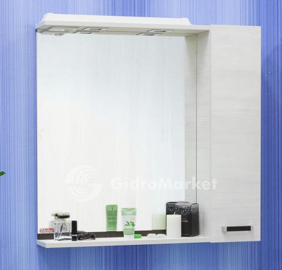 Фото товара Зеркало Sanflor Торонто 60 R/L венге/северное дерево светлое