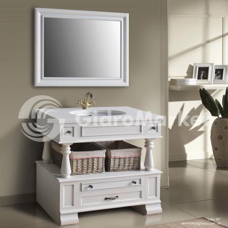 Фото товара Комплект мебели для ванной Atoll Джулия 95 ivory