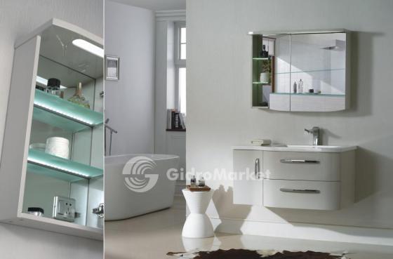 Фото товара Мебель для ванной La Tezza Slim 100 раковина справа