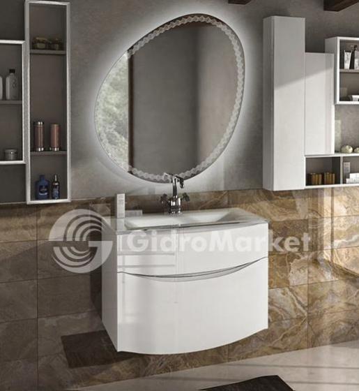 Фото товара Комплект мебели для ванной Cezares Sirio Bianco Lucido