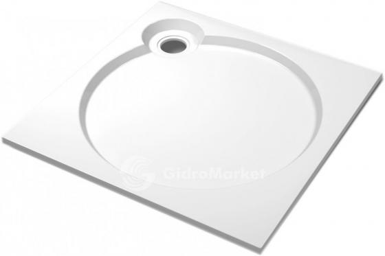 Фото товара Cezares TRAY-S-A-100-56-W Встраиваемый литой поддон из искусственного мрамора квадратный 1000х1000х56
