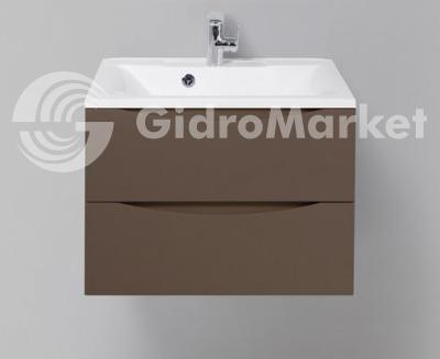 Фото товара MARINO База под раковину подвесная с двумя выкатными ящиками, Cioccolato Opaco, 650x450x500 , MARINO-650-2C-SO-CTO-P