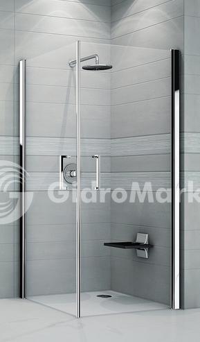 Фото товара Душевая дверь Novellini GIADA G+F GIADN2G84LD-1K, 84-87*195